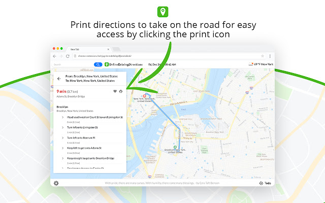 Online Driving Directions chrome谷歌浏览器插件_扩展第5张截图