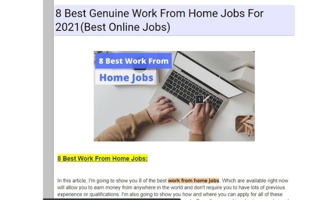 Work From Home Jobs chrome谷歌浏览器插件_扩展第1张截图