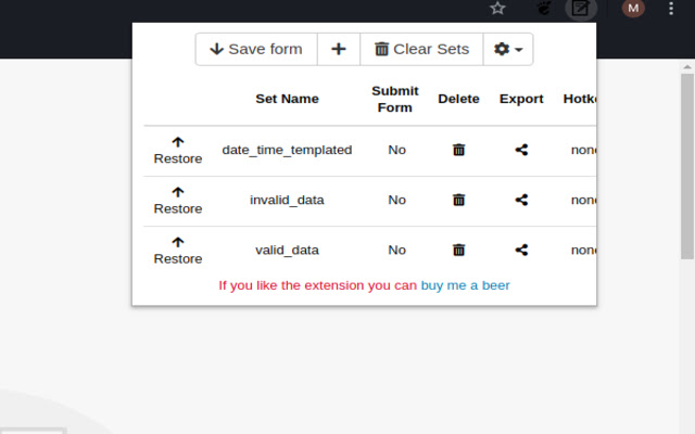 FormAssistant - Save & Restore chrome谷歌浏览器插件_扩展第1张截图