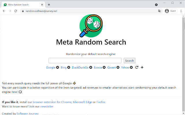 Meta Random Search chrome谷歌浏览器插件_扩展第1张截图