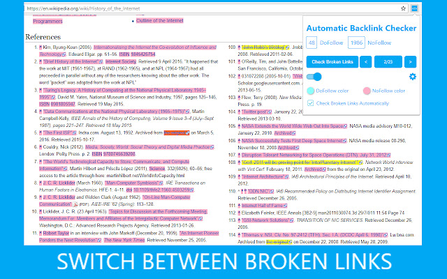 Automatic Backlink Checker chrome谷歌浏览器插件_扩展第4张截图
