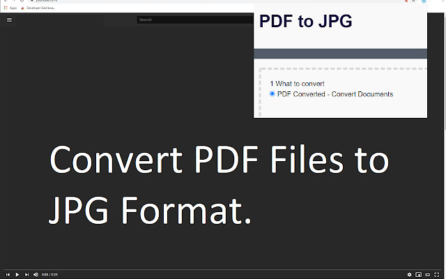 PDF转JPG chrome谷歌浏览器插件_扩展第1张截图