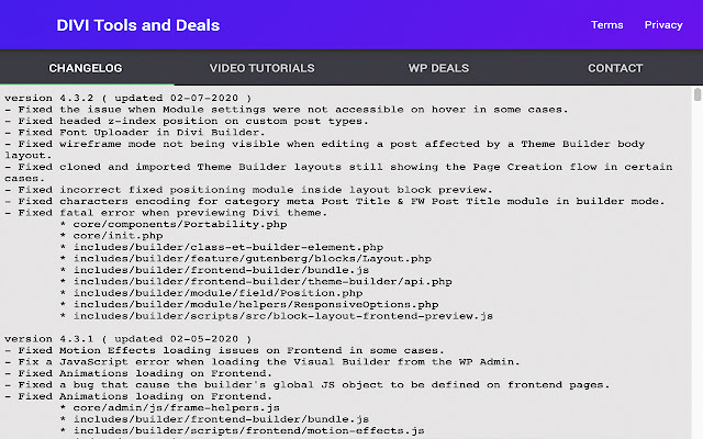 DIVI Tools and Deals chrome谷歌浏览器插件_扩展第2张截图