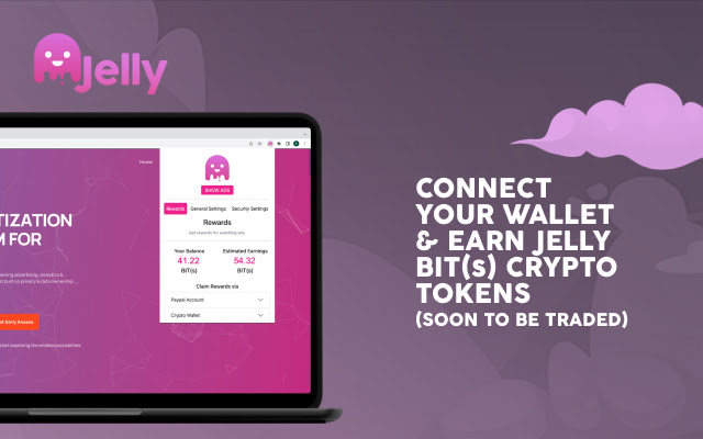 Jelly: Surf the Web & Earn Crypto chrome谷歌浏览器插件_扩展第2张截图