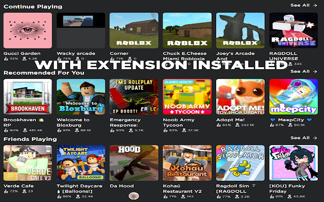 Roblox Anti-Experience Chrome Extension chrome谷歌浏览器插件_扩展第2张截图