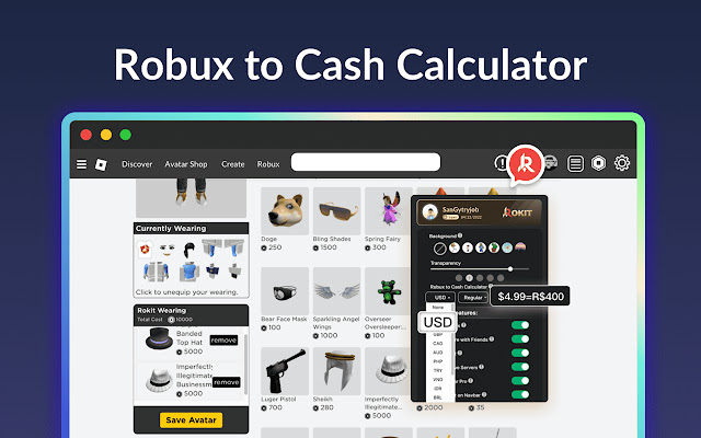 RoKit - Roblox WebKit & Coupon Finder chrome谷歌浏览器插件_扩展第4张截图