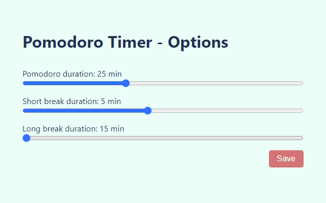 Pomodoro Timer chrome谷歌浏览器插件_扩展第2张截图