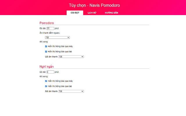 Navis Pomodoro - Time management chrome谷歌浏览器插件_扩展第1张截图