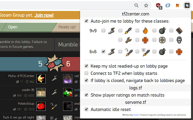 TF2Center Tools chrome谷歌浏览器插件_扩展第1张截图