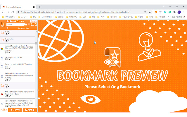 Bookmark Preview - Productivity and Extension chrome谷歌浏览器插件_扩展第1张截图