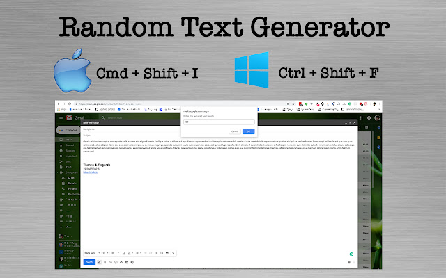 Random Text Generator chrome谷歌浏览器插件_扩展第1张截图