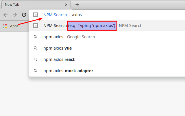 NPM Search & Update chrome谷歌浏览器插件_扩展第1张截图