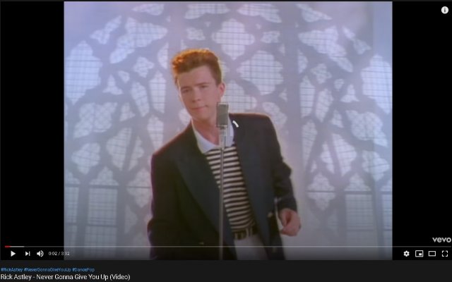 Rickroll Extension chrome谷歌浏览器插件_扩展第1张截图