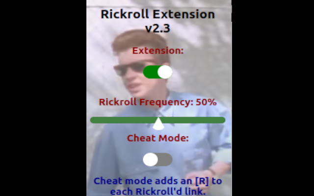 Rickroll Extension chrome谷歌浏览器插件_扩展第2张截图