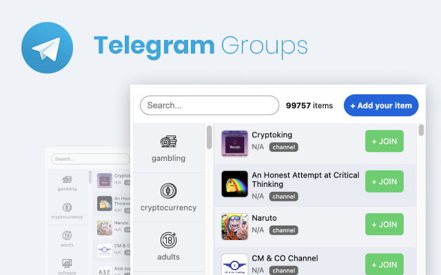 Telegram Groups chrome谷歌浏览器插件_扩展第1张截图