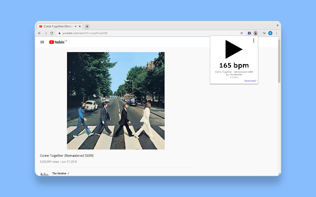 Youtube Metronome chrome谷歌浏览器插件_扩展第1张截图