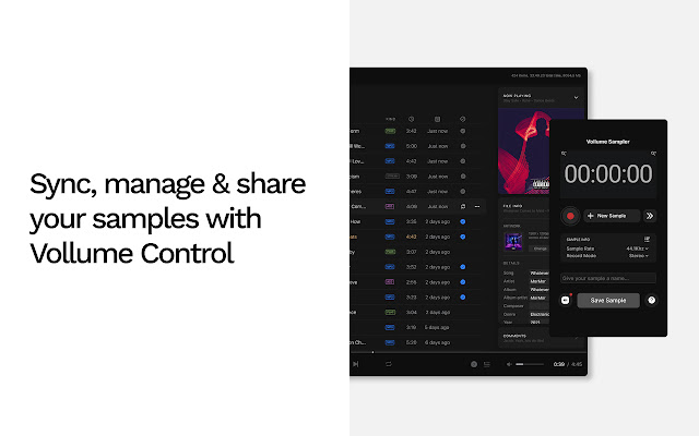 Vollume Sampler chrome谷歌浏览器插件_扩展第4张截图