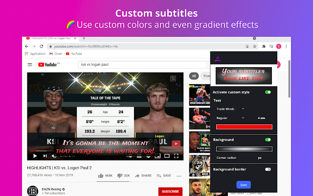 Checksub - Custom Subtitles chrome谷歌浏览器插件_扩展第5张截图