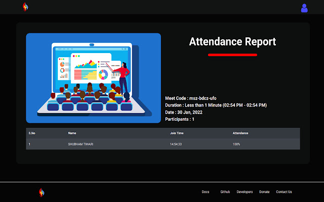 Trackit | Meet Attendance Tracker chrome谷歌浏览器插件_扩展第2张截图