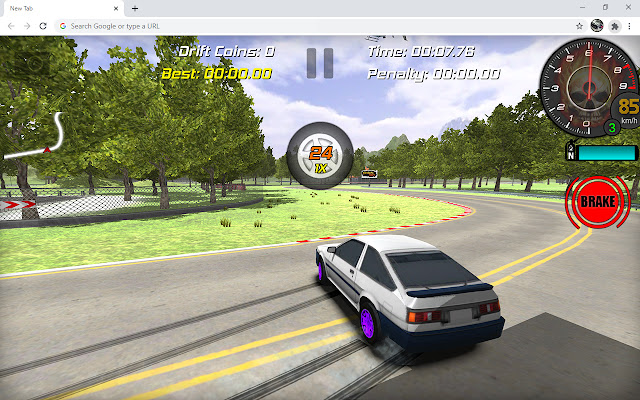 Extreme Drift Car Game chrome谷歌浏览器插件_扩展第2张截图