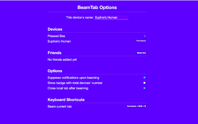 BeamTab chrome谷歌浏览器插件_扩展第2张截图