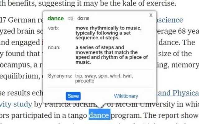 Word Enhancer: Dictionary & Vocabulary Aid chrome谷歌浏览器插件_扩展第2张截图