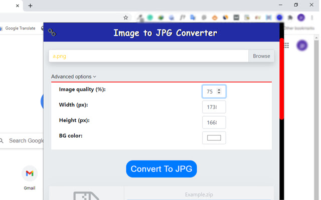 JPG Converter | Image to .JPG Converter chrome谷歌浏览器插件_扩展第2张截图