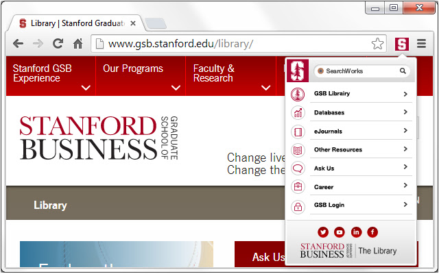 Stanford GSB Library Chrome Extension chrome谷歌浏览器插件_扩展第2张截图