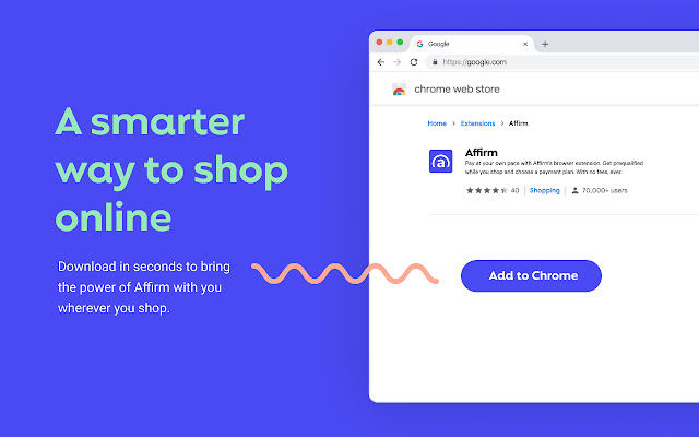 Affirm: Buy Now, Pay Later chrome谷歌浏览器插件_扩展第1张截图