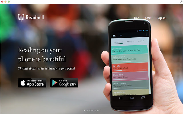 ReadMill for Chrome chrome谷歌浏览器插件_扩展第1张截图