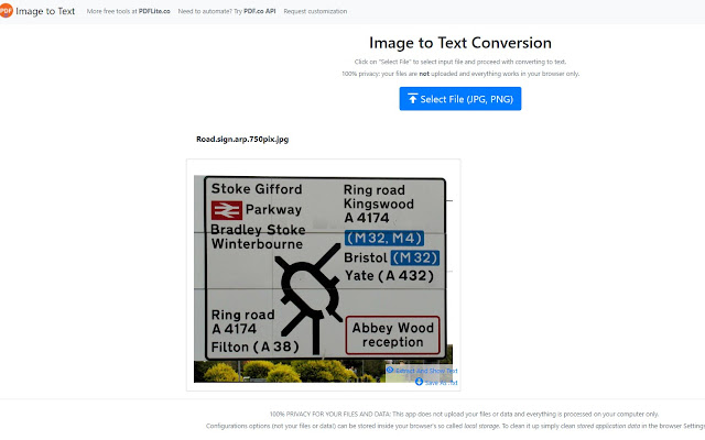 Image to Text (by PDFLite.co) chrome谷歌浏览器插件_扩展第1张截图