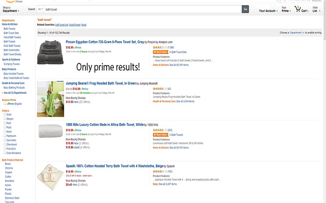 Amazon Prime Search chrome谷歌浏览器插件_扩展第1张截图