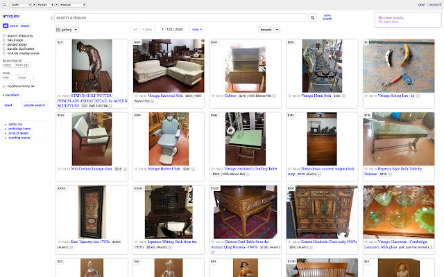 CraigsList: New Views chrome谷歌浏览器插件_扩展第1张截图