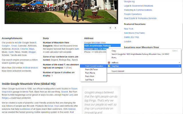 EasyMap chrome谷歌浏览器插件_扩展第2张截图