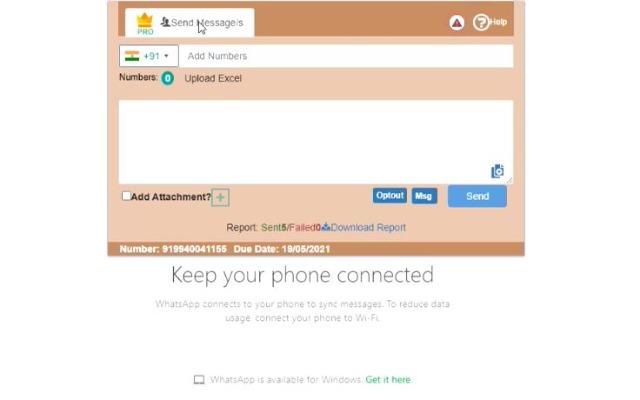 WhatBot Messenger chrome谷歌浏览器插件_扩展第1张截图