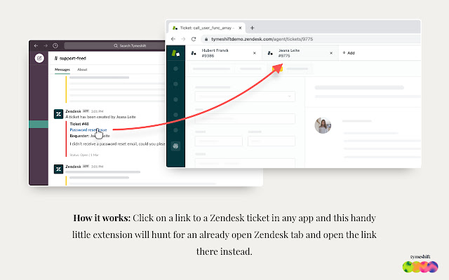 Quicktab for Zendesk by Tymeshift chrome谷歌浏览器插件_扩展第2张截图