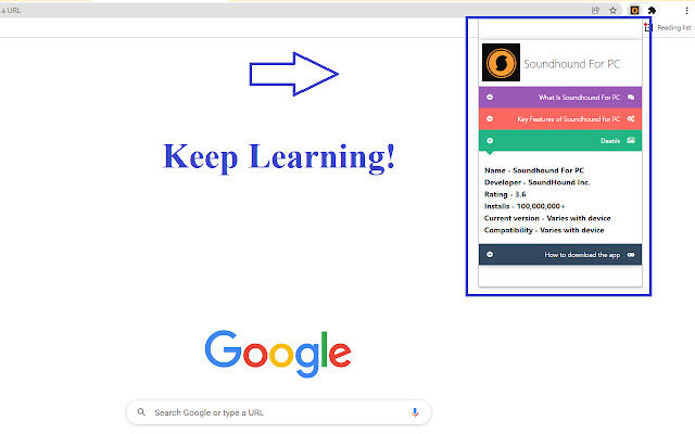 Soundhound For PC , Windows, Mac [Guide] chrome谷歌浏览器插件_扩展第2张截图