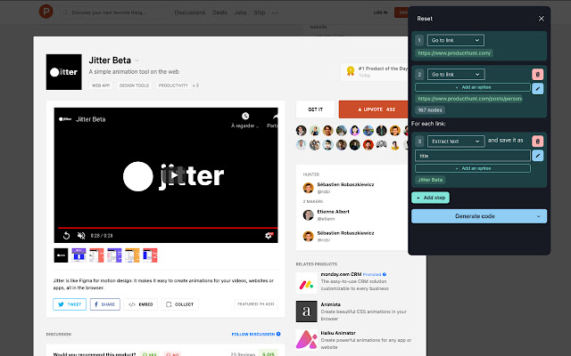 Tinking - Scrapping Tool chrome谷歌浏览器插件_扩展第1张截图