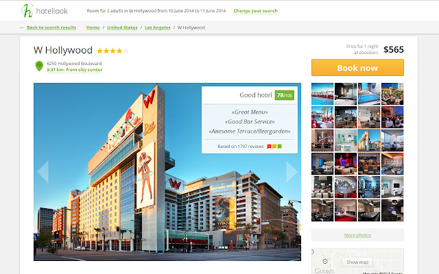 Hotellook.com - compare hotel prices chrome谷歌浏览器插件_扩展第2张截图
