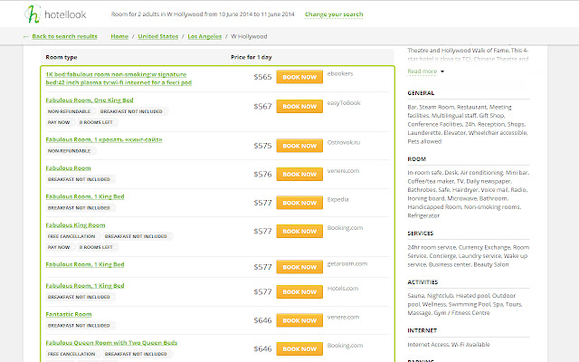 Hotellook.com - compare hotel prices chrome谷歌浏览器插件_扩展第3张截图