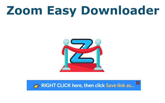 ZED: Zoom Easy Downloader chrome谷歌浏览器插件_扩展第2张截图