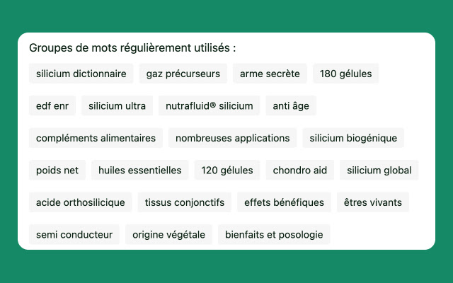 Thot - Bêta - Rédaction SEO performante chrome谷歌浏览器插件_扩展第3张截图