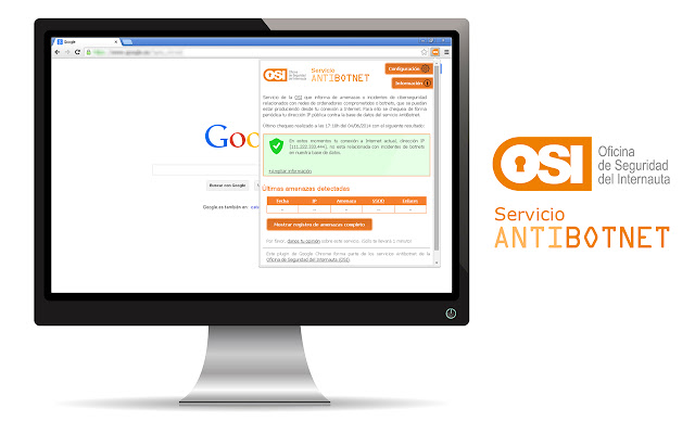 OSI: Servicio AntiBotnet chrome谷歌浏览器插件_扩展第1张截图