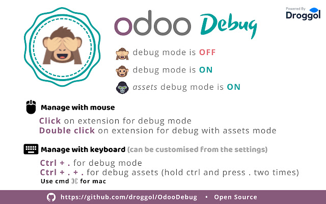 Odoo Debug chrome谷歌浏览器插件_扩展第1张截图