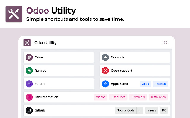 Odoo Utility chrome谷歌浏览器插件_扩展第1张截图