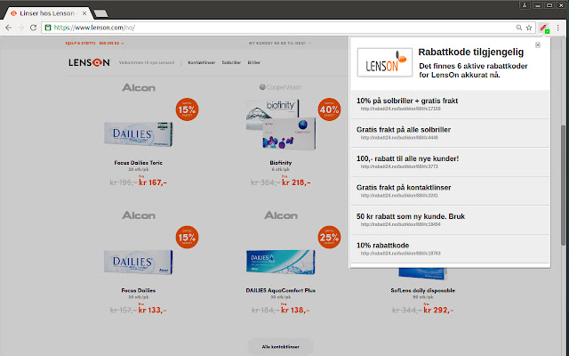 Rabattvarsel chrome谷歌浏览器插件_扩展第1张截图