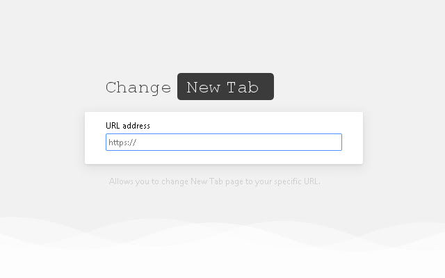 Change New Tab chrome谷歌浏览器插件_扩展第1张截图