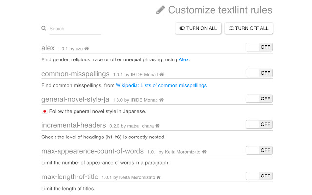 textlint: Proofreader chrome谷歌浏览器插件_扩展第3张截图