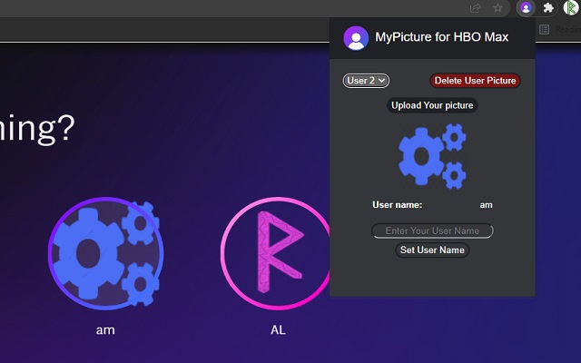 MyPicture for HBOMax: custom profile picture chrome谷歌浏览器插件_扩展第1张截图