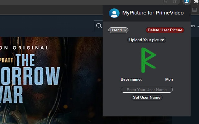 PrimeVideo MyPicture: custom profile picture chrome谷歌浏览器插件_扩展第2张截图